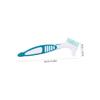ARTSEWPLY 4pcs Double-Sided Denture Brush with Ergonomic Large Anti-Slip Handle Multi-Layered Soft Bristles for Gentle Retainer and False Teeth Cleaning Efficient Oral Care Tool for Denture view 2
