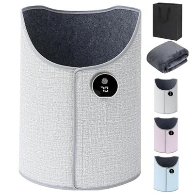 2026 New Under Desk Leg Warmer, Portable Folding Electric Foot Warmer with 5-Second Rapid Heating, 8 Adjustable Heat Settings & 360 Surround Warmth, for Under Desk Use (Gray)