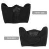 Healeved Windproof Ear Warmers Face Towel Warm Neck Cover for Outdoor Reusable Facial Mask for Riding Cold Weather Protection Black view 3