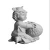 SrI Krishna CULTURE-Krishna Stealing Butter from Pot-Height-5.5 Inches-Resin-White view 3