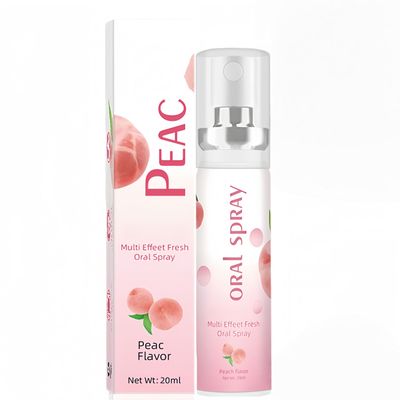 20ML Fruit Oral Breath Spray,Long-Lasting Fresh Breath Spray & Dry Mouth Spray,Bad Breath for Adults, Mint Flavored Mouth Spray for Bad Breath(Pink)