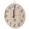 8in Sauna Clock, Wooden Clock for Sauna Room, L Arabic Numerals to Read, Heat den for Home r, Exercise Rooms, Li Room view 2