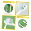 TEHAUX Soft Bristle Toothbrush Small Head, Cute Dinosaur Design, Single Pack, Silicone Toothbrush for Boys and, Suitable for, Independent Packaging Random Color Random Color view 2