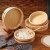 Wooden Sushi Rice Mixing Tub with Spoon for Authentic Japanese Cuisine Preparation view 3