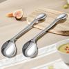 Adaptive Spoons for Disabled Adults - Stainless Steel Flatware,Angled Self-Feeding Spoons - for Seniors Patients Caregivers Nursing Homes Hospitals Daily Meals Independent Living view 2
