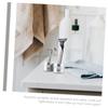 Alipis 2pcs Desktop Stand Holder Aluminium Alloy Organizer Bathroom Storage Stand and Beard Brush view 4