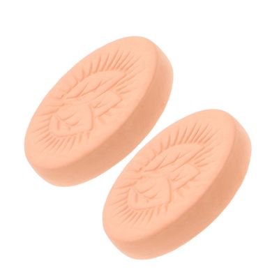 TOYANDONA Clay Softening Discs Terracotta Brown Sugar Keeper Reusable 2pcs Versatile Storage Solution for Food Storage Containers Suitable for Bakery and Kitchen Use