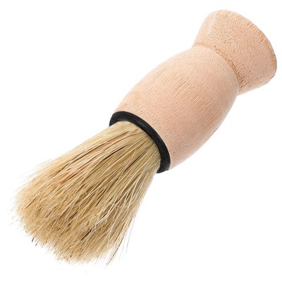 Cabilock Vintage Beard Brush for Men with Soft Bristles and Wooden Handle Professional Shaving Brush for Efficient Cleaning and Comfortable Grooming at Home Or Barber Shops