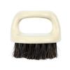 VICASKY Supple Bristles Shoe Cleaning Brush with Horsehair and Plastic, Lint-free Small Scrubbing Brush for Shoes, Laundry, and Bathroom Cleaning with Hanging Design view 1