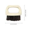 VICASKY Supple Bristles Shoe Cleaning Brush with Horsehair and Plastic, Lint-free Small Scrubbing Brush for Shoes, Laundry, and Bathroom Cleaning with Hanging Design view 4