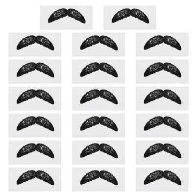 ABOOFAN 20Pcs Nose Hair Waxing Stickers Depilation Tool Sticks for Personal Care, Portable PP Hair Removal Wax Strips for Adults
