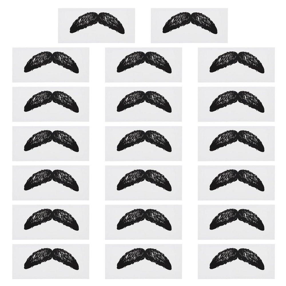ABOOFAN 20Pcs Nose Hair Waxing Stickers Depilation Tool Sticks for Personal Care, Portable PP Hair Removal Wax Strips for Adults