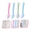 ibasenice Plastic Shoe Cleaning Brush Random Color 4pcs with Comfortable Handle and Decontamination Power Sturdy Multi-surface Cleaning Tool for Bathroom and Kitchen Use view 3