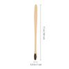 20pcs Bamboo Toothbrushes for Adults Household Use Natural Bristles Small Head Comfortable Handle Black White for Women and view 2