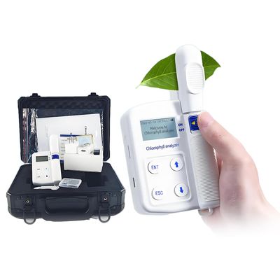 ANXYYDS Chlorophyll Temperature Nitrogen Moisture Meter Gauge 4 in 1 Plant Nutrition Tester Nitro Demand Detector with Measuring Range Chlorophyll 0.0 to 99.9 SPAD