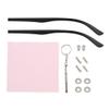 1 Pair Universal Glasses Temple Arm Replacement Plastic Eyeglasses Frame Arm Legs Eye Glasses Repair Parts Accessories Kit with Screws Washers Screwdriver Nose Pads and Eye Glass Cleaning Cloth view 1