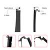 1 Pair Universal Glasses Temple Arm Replacement Plastic Eyeglasses Frame Arm Legs Eye Glasses Repair Parts Accessories Kit with Screws Washers Screwdriver Nose Pads and Eye Glass Cleaning Cloth view 2