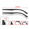 1 Pair Universal Glasses Temple Arm Replacement Plastic Eyeglasses Frame Arm Legs Eye Glasses Repair Parts Accessories Kit with Screws Washers Screwdriver Nose Pads and Eye Glass Cleaning Cloth view 3