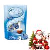 Christmas Variety of Chocolate Truffles Gift Box 200g - Luxuriously Smooth and Delicate Chocolate Shells - ldt (Milk & white truffles box 200g)