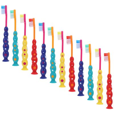 UPKOCH 12pcs Boy Girl Cartoon Toothbrushes Soft Manual for Boys and Girls Travel Home Use