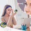 fkgvwo Contact Lens Case Girl Moon Rabbit Contact Lens Box Travel Kit Portable for Travel & Home view 4