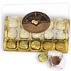 Dolreno Luxury Hazelnut Filled Chocolates 15pcs, 188g Milk Chocolate Gift Box with Creamy Hazelnut Centre, Elegant Chocolate Tray Thoughtful Gift for Chocolate Lovers view 2