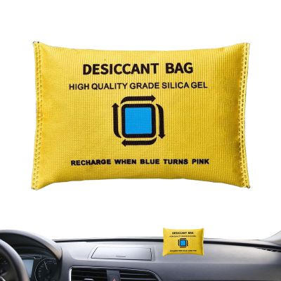 Car Dehumidifier Bag | Moisture Condensation Damp Absorber | Portable Reusable Auto Interior Accessories for Wardrobes Basements RVs Closet RV Boat Garage Cabinet Tent Clothes Box Drawers Home
