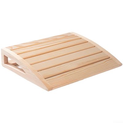 Emiif Wooden Sauna Headrest Designed to Complement Sauna Interiors While Offering Comfortable Head Support (A)