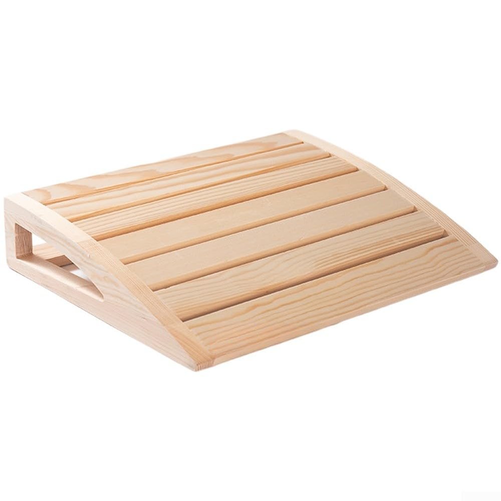 Emiif Wooden Sauna Headrest Designed to Complement Sauna Interiors While Offering Comfortable Head Support (A)