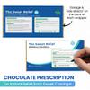 6 Pcs Funny Prescription Chocolate Bar Wrappers (Chocolate not included) - Novelty Joke Secret Santa Gift, Get Well Soon Gift, Funny Gifts For Women, Men, Teacher Gifts, Christmas Stocking Fillers view 3