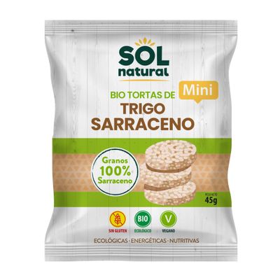 TORTITAS DE TRIGO SARRACENO mini treatment designed for regular use, weight 45 g, fits easily into an everyday routine and combines practical functionality with a pleasant feel