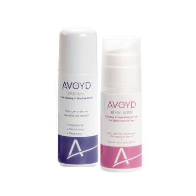 AVOYD Comfort Woman Value Pack Against Ingrown Hair, Shaving Burn & Razor Pimples - For Smooth Skin After Shaving in the Intimate Area, Armpits & Legs
