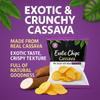 Africa Select 8x Exotic Chips Cassava Real Crunch! 75g | Light & Crispy Tropical Snack | Case of 8 view 2