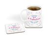 Personalised Birthday Fabulous Design Mug & Coaster Tea Coffee Hamper Gift Box For 18th 21st 30th 40th 50th 60th 65th 70th 80th 90th 100th Her Women (Berry Burst Tea Bags) view 2