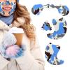 Anti-freeze face patch, self-adhesive wind resistant and UV protection | waterproof and sun resistant patches, for winter, ice fishing, climbing, hiking, adventure sports, Blue, 1 unit (Lot