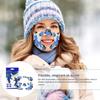 Anti-freeze face patch, self-adhesive wind resistant and UV protection | waterproof and sun resistant patches, for winter, ice fishing, climbing, hiking, adventure sports, Blue, 1 unit (Lot view 2