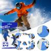 Anti-freeze face patch, self-adhesive wind resistant and UV protection | waterproof and sun resistant patches, for winter, ice fishing, climbing, hiking, adventure sports, Blue, 1 unit (Lot view 3