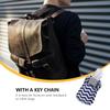 DECHOUS Hand Washing Bottle Sleeves with Key Chain 6pcs 30ml Portable Neoprene and Plastic Bottle Protectors with Wave Stripe Pattern Easy to Use view 4