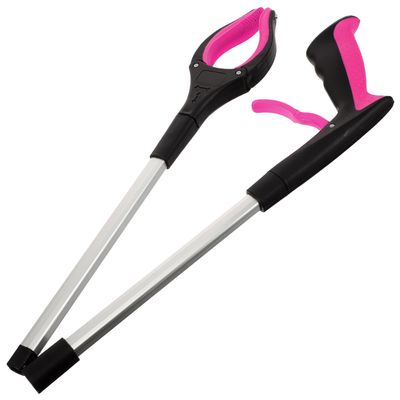 Foldable Trash Grabber Outdoor Waste Picker Aluminium Alloy Pp