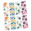 ABOOFAN 4 Pairs Creative Sunscreen Oversleeve Cooling Arm Sleeves with High Elasticity for Summer Outdoor Activities Breathable Ice and Pink Mixed Patterns for Cycling Driving Golf Hiking view 1