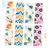 ABOOFAN 4 Pairs Creative Sunscreen Oversleeve Cooling Arm Sleeves with High Elasticity for Summer Outdoor Activities Breathable Ice and Pink Mixed Patterns for Cycling Driving Golf Hiking view 3
