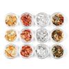 12 Boxes Gold Silver Copper Foil Nail Art Chip Glitter Decoration for Manicure Design Soft Tinfoil Easy to Use Different Shapes Ideal Professional Manicurists Family Beauty view 4
