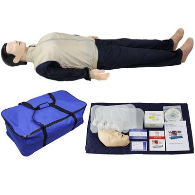 Full Body Adult CPR Training Manikin Kit - Complete Practice Dummy for Realistic First Aid, CPR & AED Scenarios