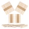 DUZEPA 200 Pieces Wooden Ice Cream Sticks, Combination of Two Sizes, 100 Each, Birch Base Color Wooden Ice Sticks DIY view 1