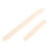 DUZEPA 200 Pieces Wooden Ice Cream Sticks, Combination of Two Sizes, 100 Each, Birch Base Color Wooden Ice Sticks DIY view 2