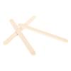 DUZEPA 200 Pieces Wooden Ice Cream Sticks, Combination of Two Sizes, 100 Each, Birch Base Color Wooden Ice Sticks DIY view 3