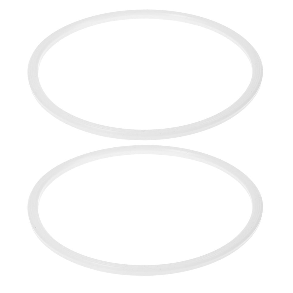 Sosoport 2pcs Silicone Sealing Ring for Lunch Box Lid Food Container Gasket Replacement Airtight Kitchen Use Food Safe Material for Meal Prep Storage
