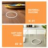 Sosoport 2pcs Silicone Sealing Ring for Lunch Box Lid Food Container Gasket Replacement Airtight Kitchen Use Food Safe Material for Meal Prep Storage view 3