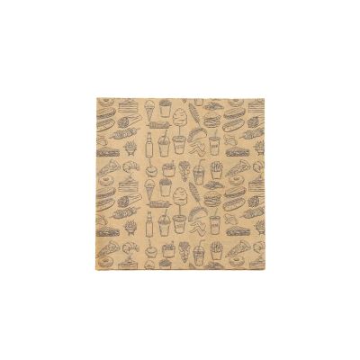 100pcs Deli Wax Paper Sheets, Grease and Water Resistant, Tray/Basket Liners, Newsprint-Style Wrappers for Sandwiches, Hot Dogs, Baking