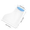 Abaodam Watertight Silicone Foot Cast Cover for Shower Stretchable Elastic Opening Fits Adult Legs Reusable Foot Protector Ankle Surgery and Bandage Boot view 2
